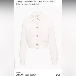 Wilfred Little Cropped Jacket XS Light Birch